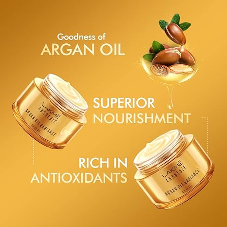 Lakme Absolute Argan Oil Radiance Oil|In Gel 50G